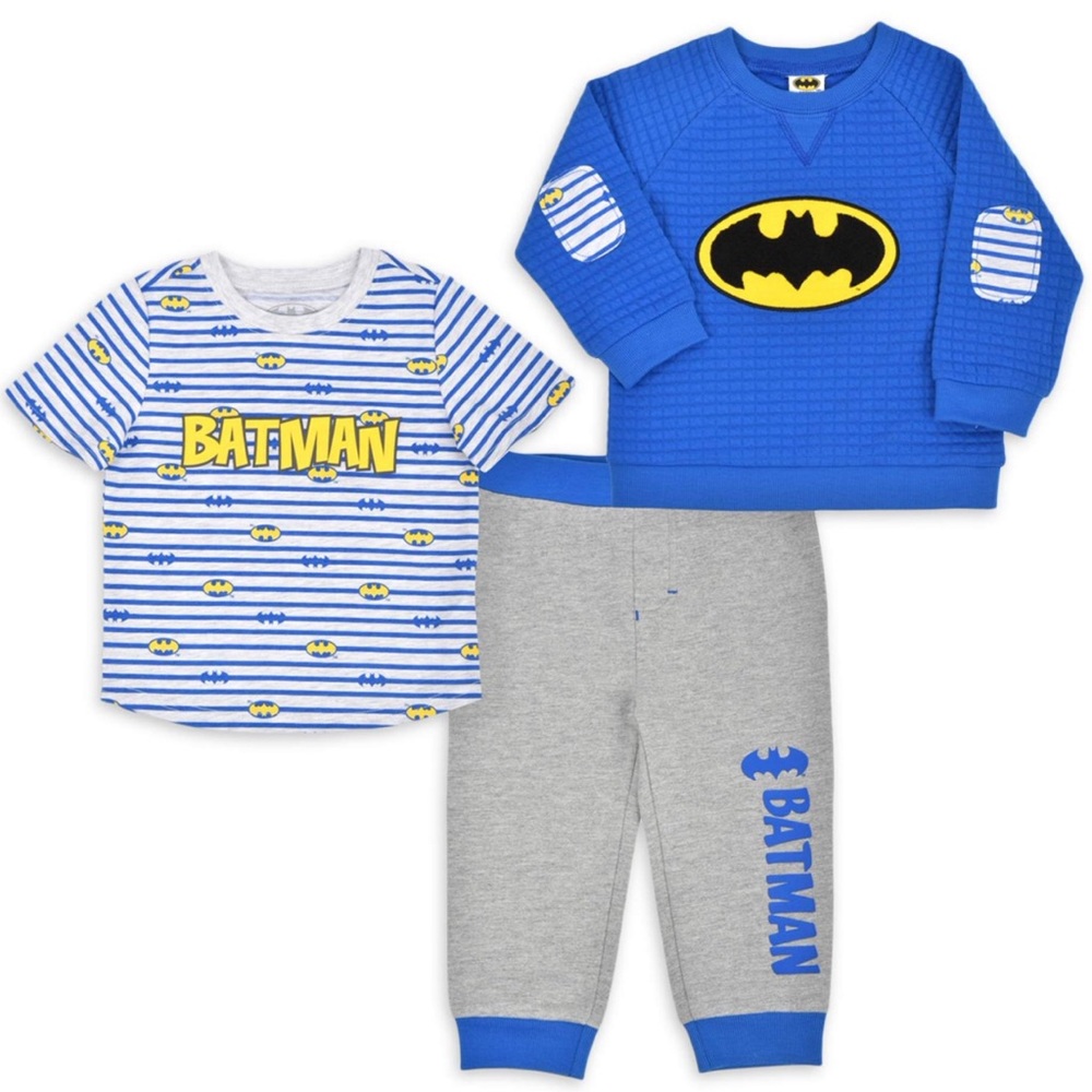 DC Comics Batman Long Sleeve, Shirt & Pants